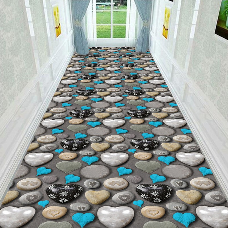 Dekorativer 3D Wasser Stil Teppich Karnz