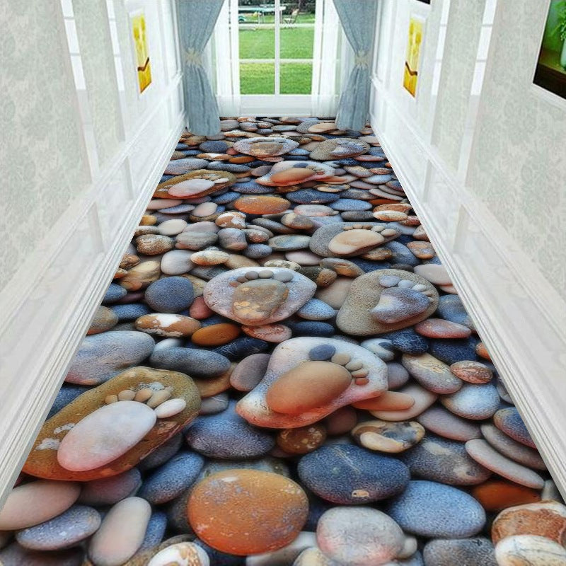 Dekorativer 3D Wasser Stil Teppich Karnz