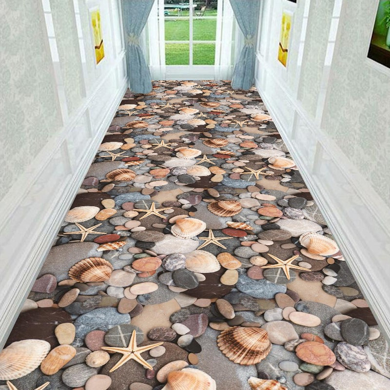 Dekorativer 3D Wasser Stil Teppich Karnz