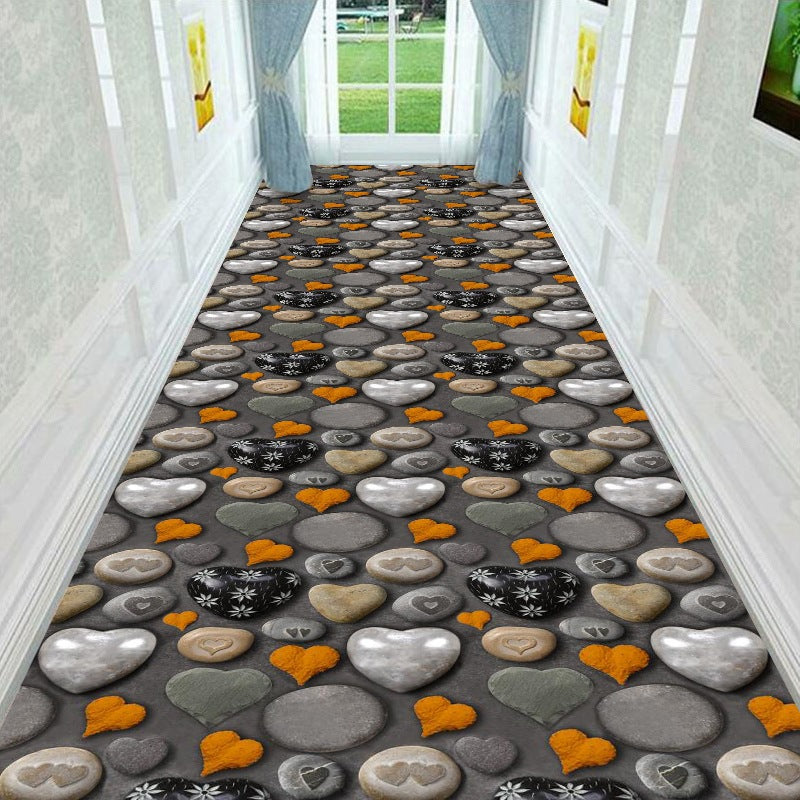 Dekorativer 3D Wasser Stil Teppich Karnz