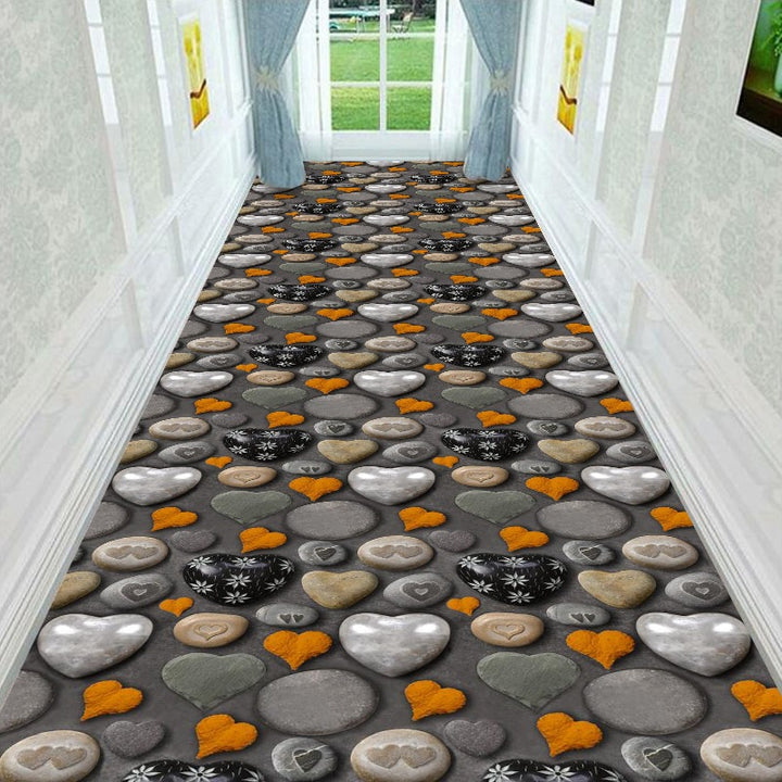 Dekorativer 3D Wasser Stil Teppich Karnz