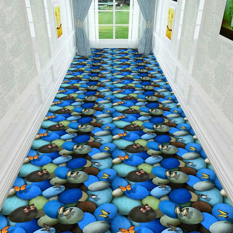 Dekorativer 3D Wasser Stil Teppich Karnz