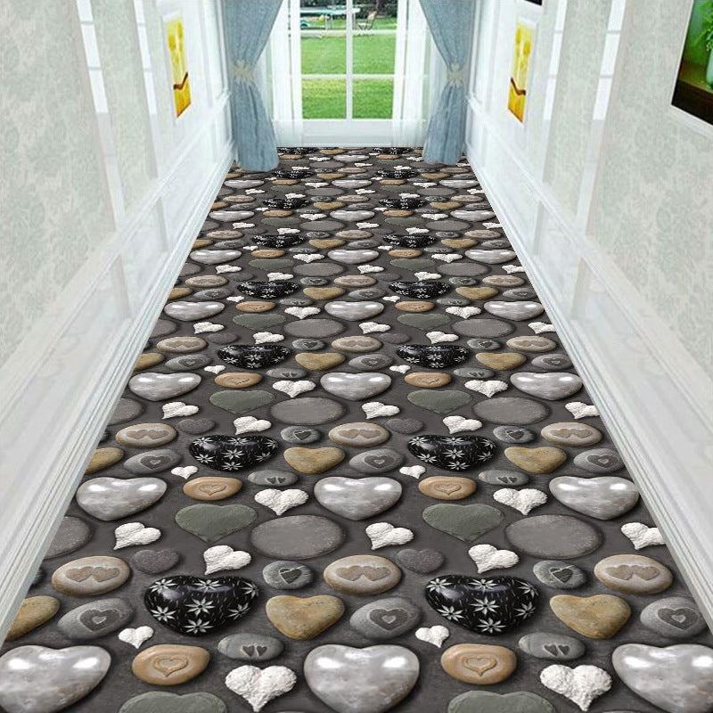 Dekorativer 3D Wasser Stil Teppich Karnz