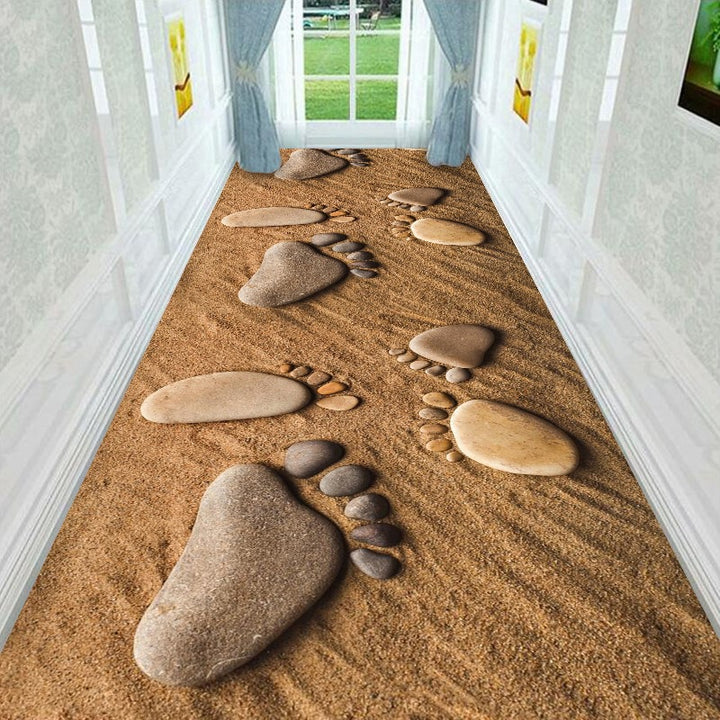 Dekorativer 3D Wasser Stil Teppich Karnz