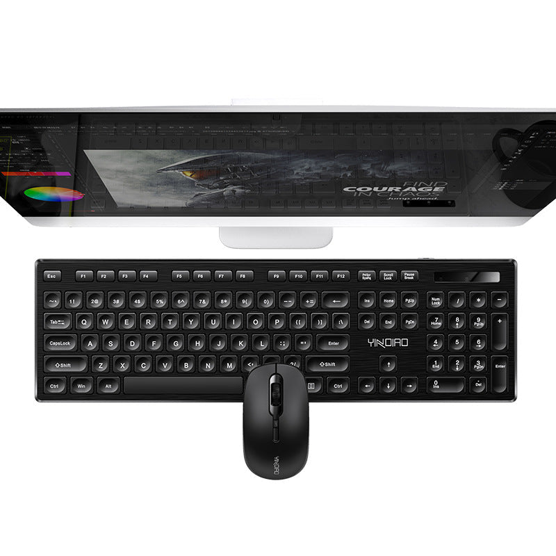 Kabellose Silent Tastatur und Maus Combo Karnz