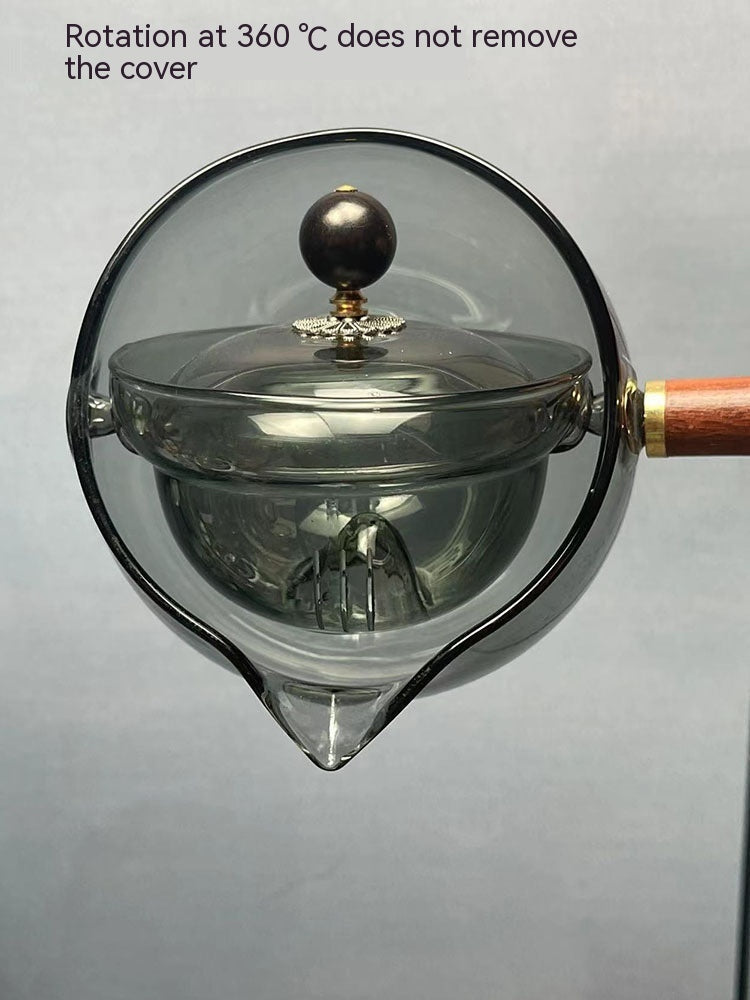 Rotary Glas Teekanne mit Sieb. | Karnz