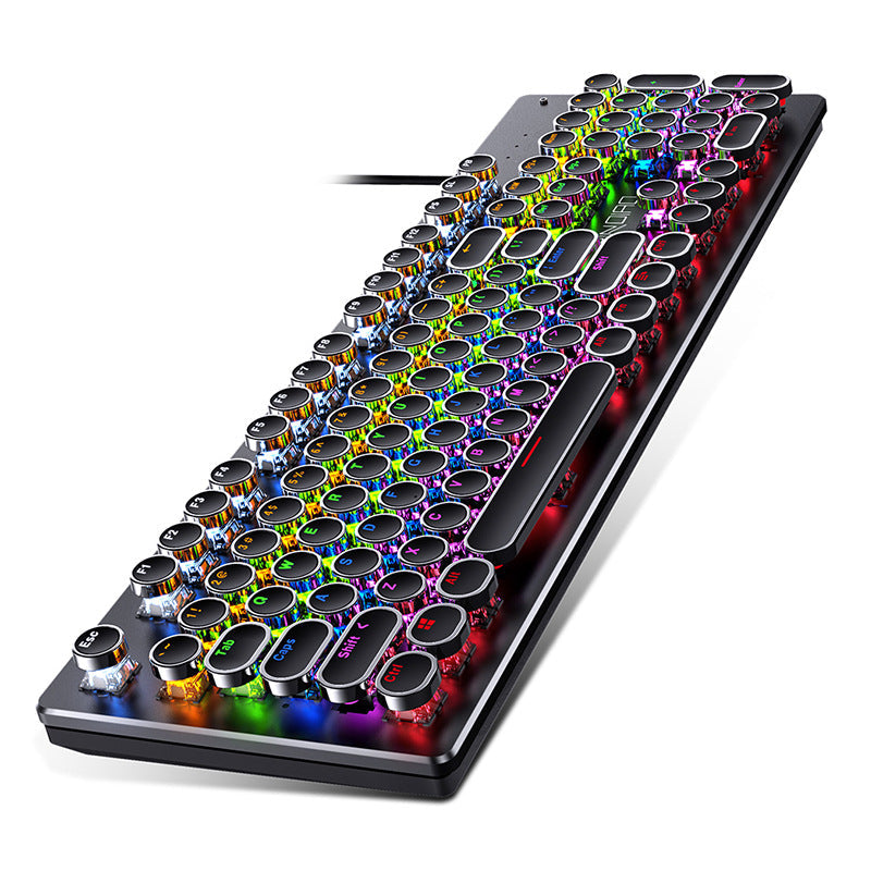 Retro Mechanische Gaming Tastatur Karnz