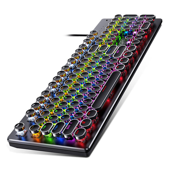 Retro Mechanische Gaming Tastatur Karnz