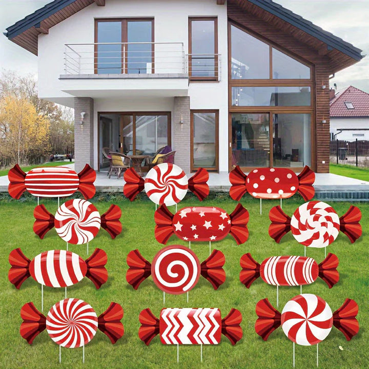 Karnz | CandyLume - Weihnachtszuckerstangenpfaddekoration