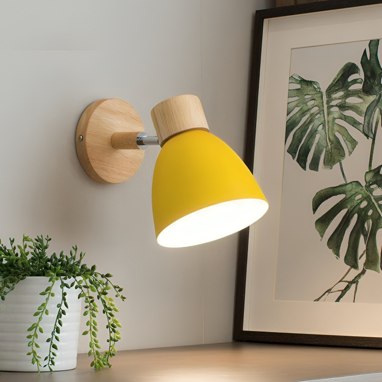 Minimalistische skandinavische Wandlampe – Nordic Design für Schlafzimmer und Wohnzimmer | LED-Beleuchtung | Karnz