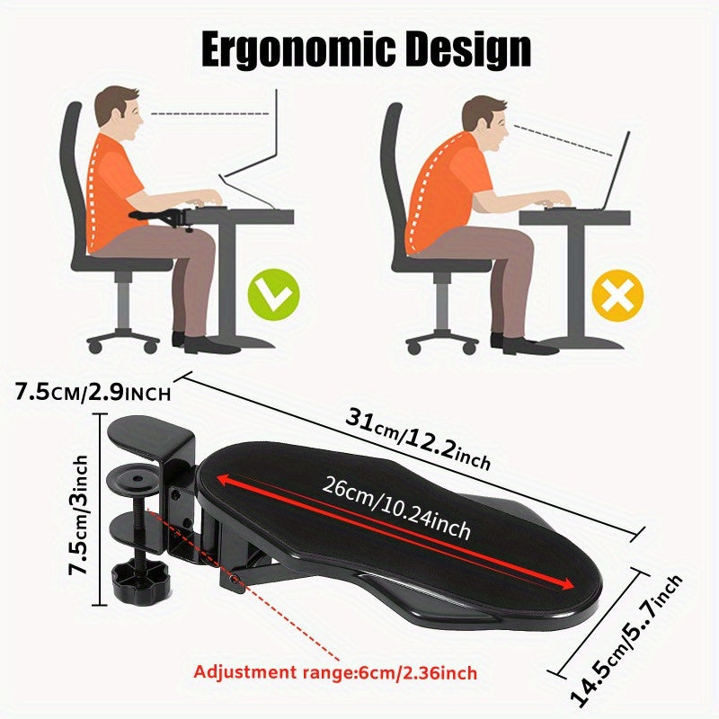 Ergonomische Armauflage für Schreibtisch | Karnz
