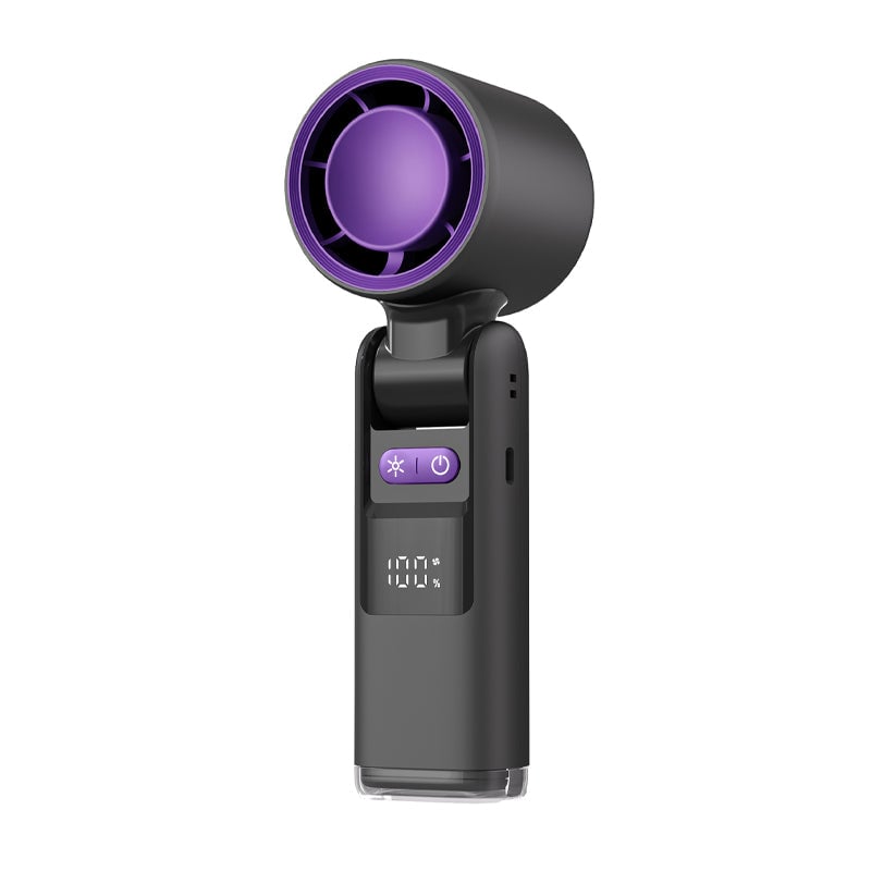 Faltender Mini Handheld Hochgeschwindigkeits-USB-wiederaufladbarer Turbo Ventilator | Karnz