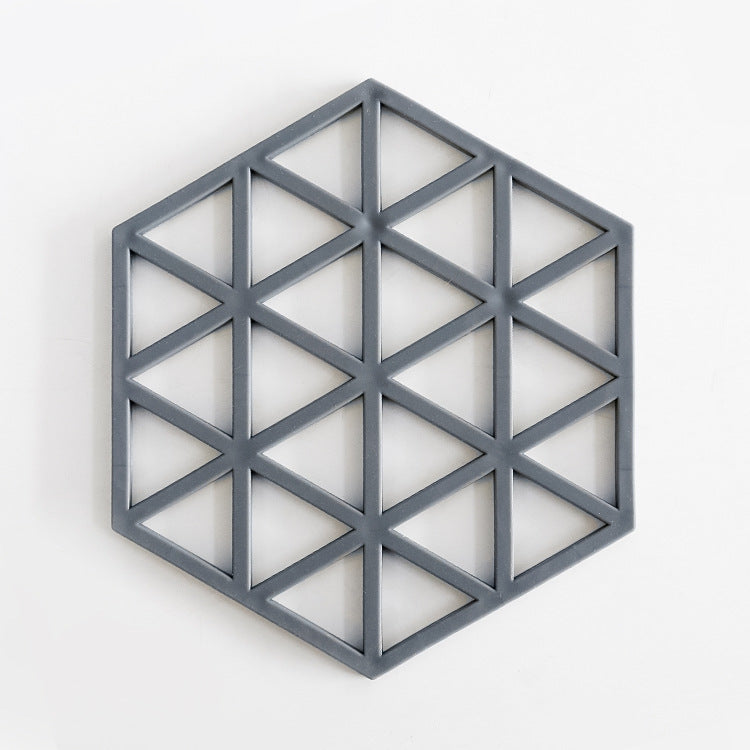 Unisex Silikon Untersetzer mit geometrischem Design Karnz