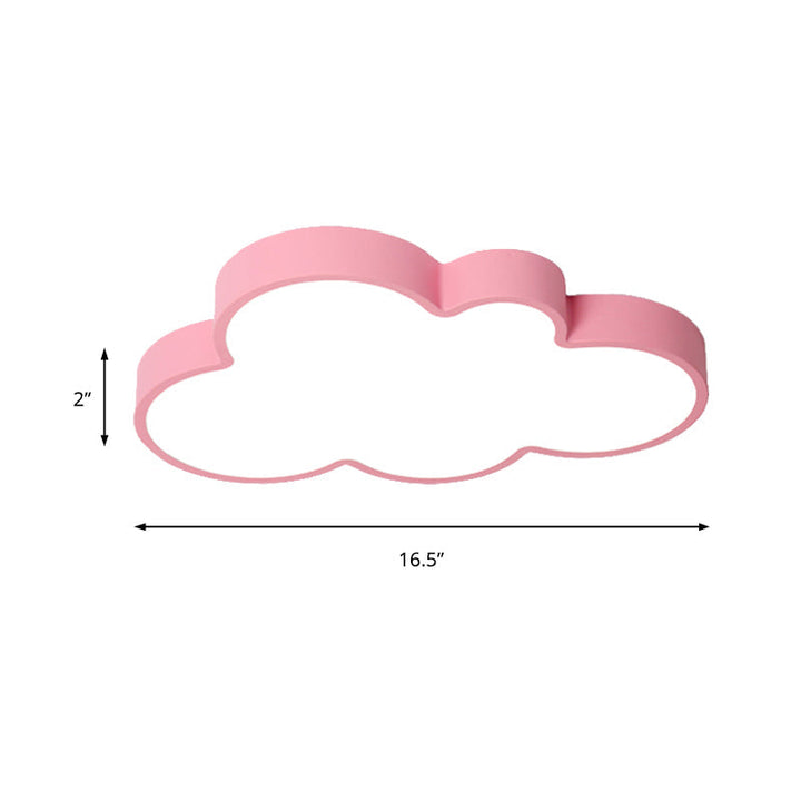 Kinderfreundliche Deckenleuchte im Wolken-Design