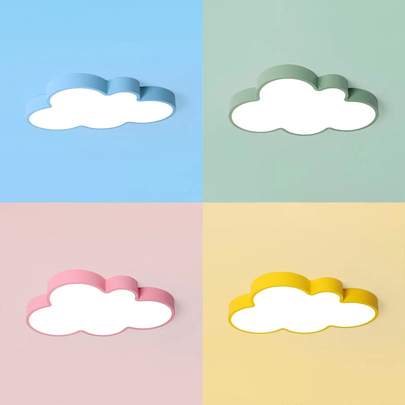 Kindgerechte Deckenleuchte Wolken Design | Karnz