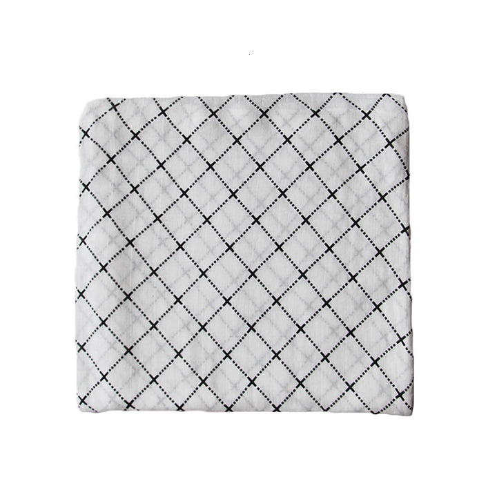 Baumwoll-Musselin Babydecke mit Herzmuster Karnz