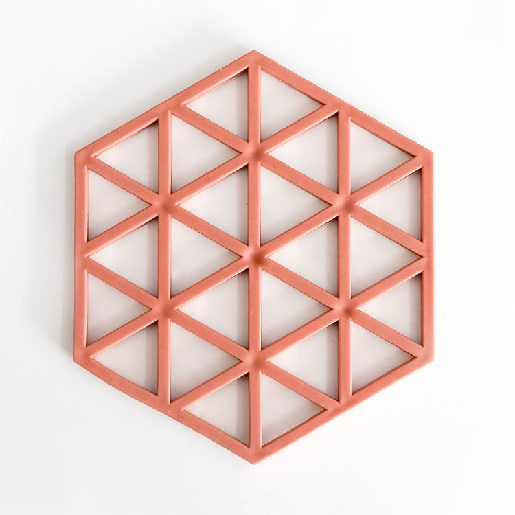 Unisex Silikon Untersetzer mit geometrischem Design Karnz