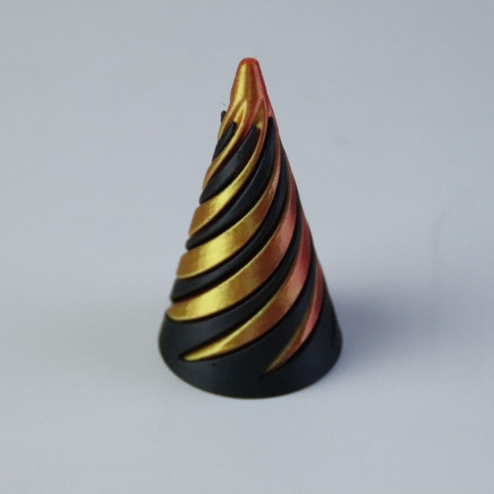 3D-gedrucktes Spiral-Pyramiden-Spielzeug