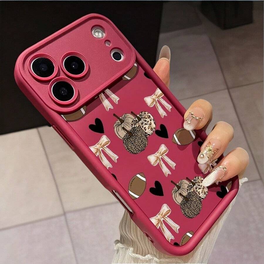 Apple iPhone  TPU-Hülle, stoßfest, Kürbis Muster