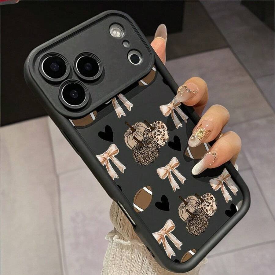 Apple iPhone  TPU-Hülle, stoßfest, Kürbis Muster