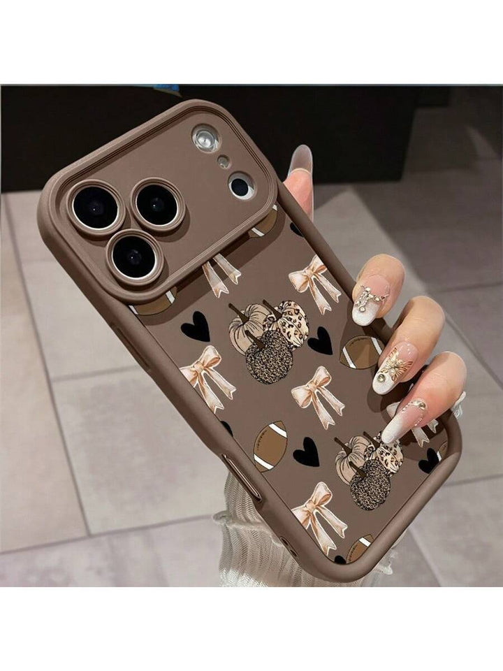 Apple iPhone  TPU-Hülle, stoßfest, Kürbis Muster