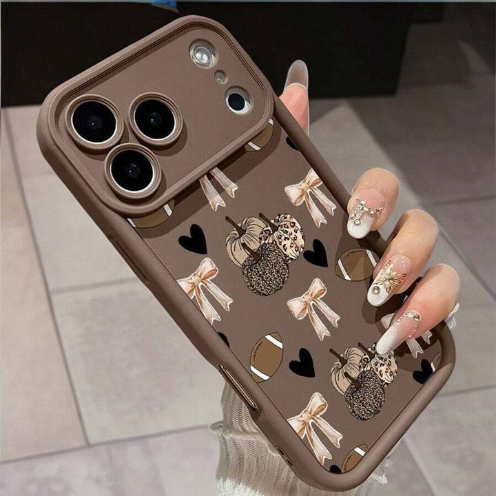 Apple iPhone  TPU-Hülle, stoßfest, Kürbis Muster