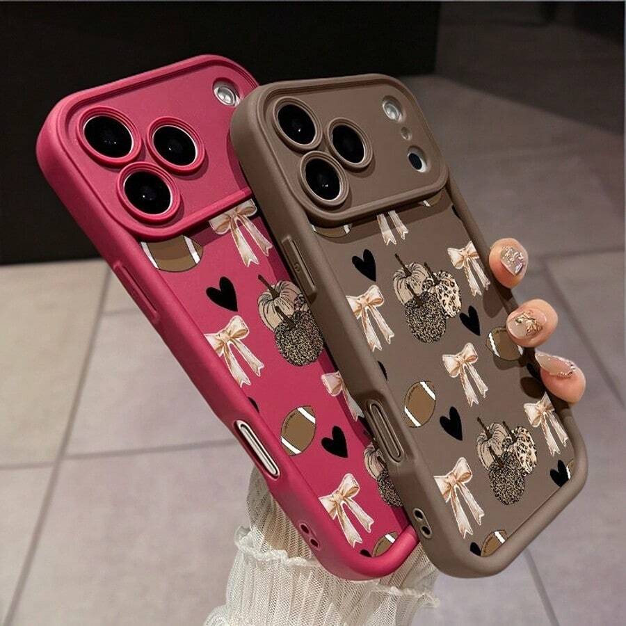 Apple iPhone  TPU-Hülle, stoßfest, Kürbis Muster