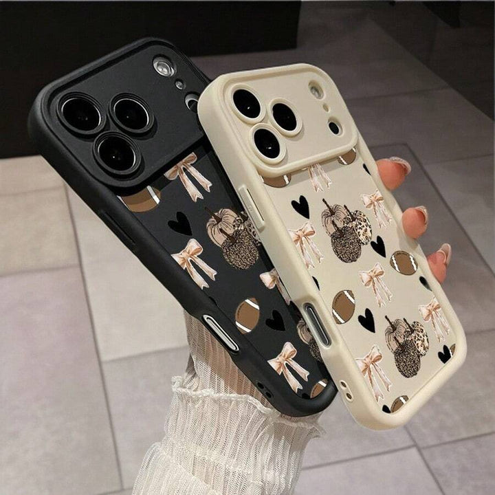 Apple iPhone  TPU-Hülle, stoßfest, Kürbis Muster