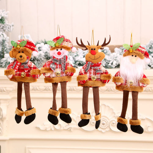 Festlicher Plüschbär Ornament Karnz