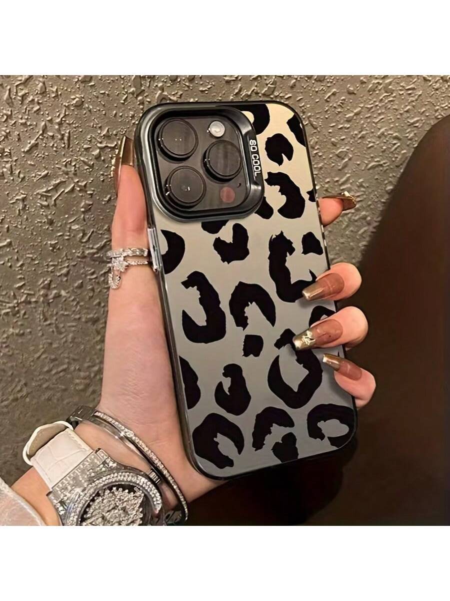 Leopardenmuster Softcase für iPhone 11 bis 17, stoßfest