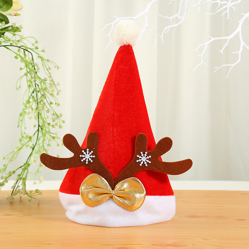 Weihnachtsmütze mit Rentierohren und Glitzerdetails Karnz