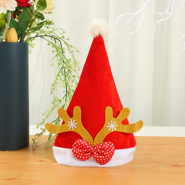 Weihnachtsmütze mit Rentierohren und Glitzerdetails Karnz