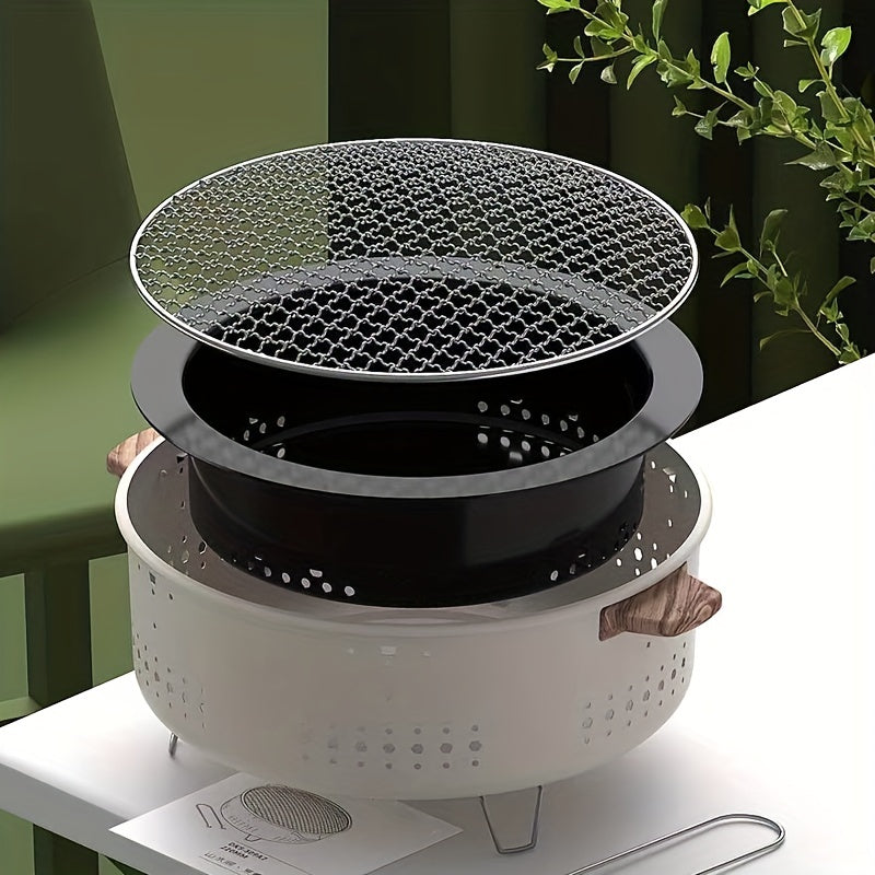 Rauchfreier Indoor-Grill – Elektrische Grillplatte mit Fettablauf und 2000 W Leistung