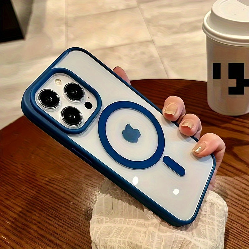 MKLCXK Apple iPhone X–16 Silikonhülle, magnetisch, kabellos ladbar