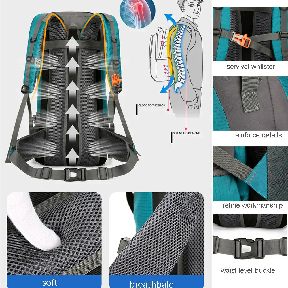 TerraVanta 70L Trekking-Rucksack – Meistere jeden Pfad mit Komfort und unaufhaltsamer Organisation | Karnz
