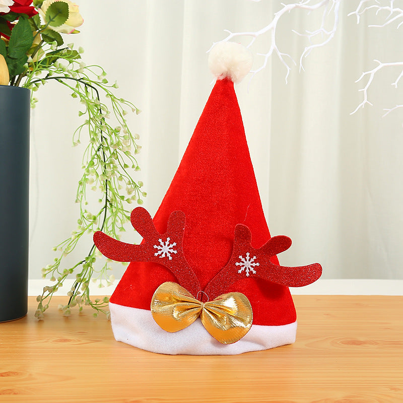Weihnachtsmütze mit Rentierohren und Glitzerdetails Karnz