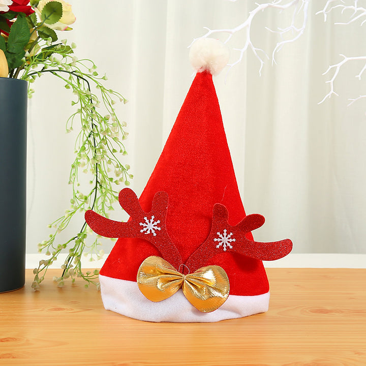 Weihnachtsmütze mit Rentierohren und Glitzerdetails Karnz