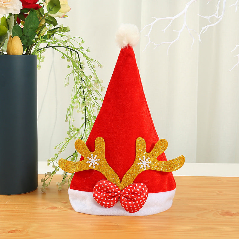 Weihnachtsmütze mit Rentierohren und Glitzerdetails Karnz