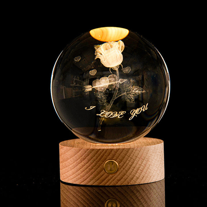 Galaxy Crystal Ball Lampe | Karnz