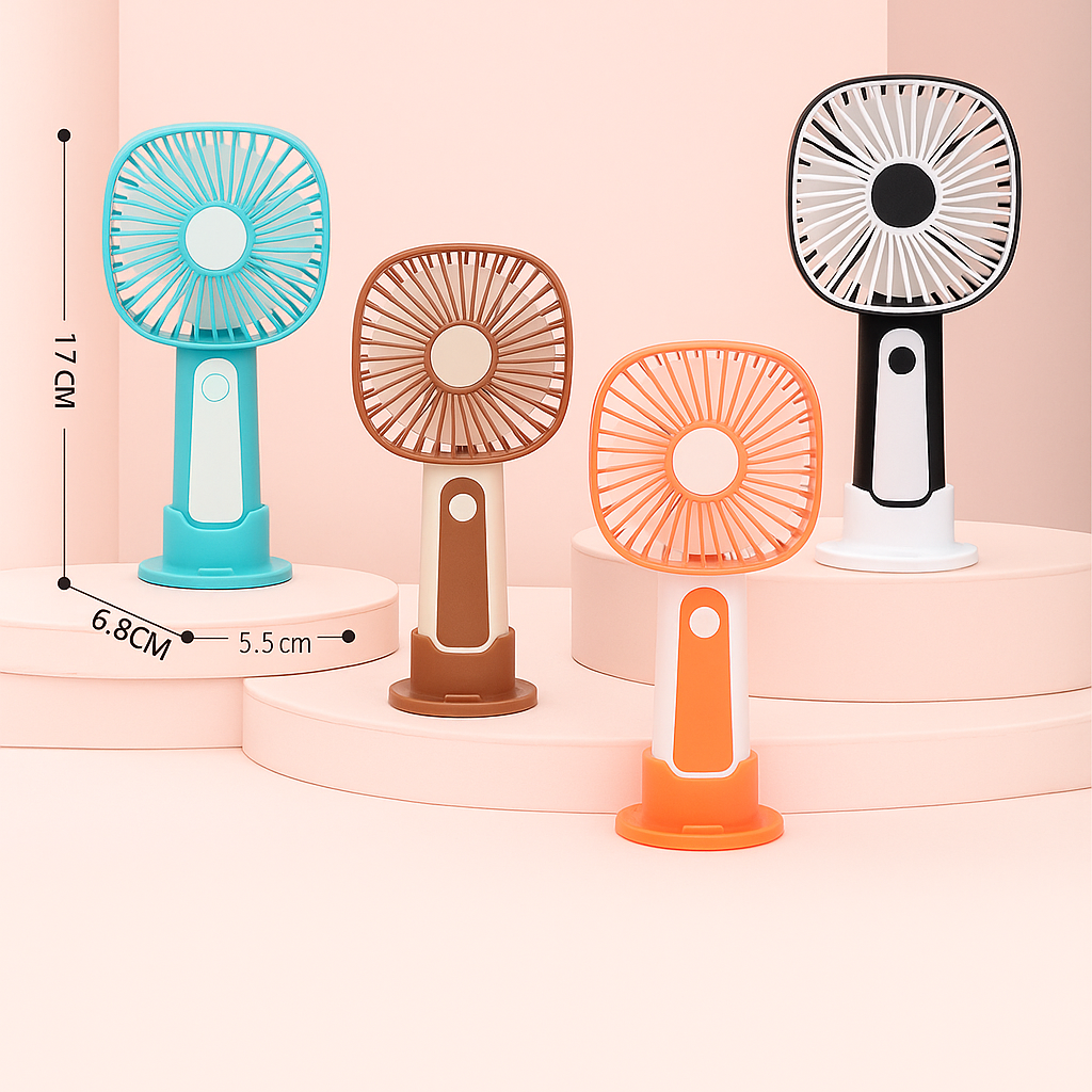 Mini Handheld Fan – 3-Geschwindigkeit USB Wiederaufladbar | Karnz