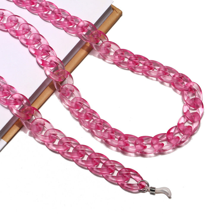 Chunky Acryl Brille Kette Karnz 1787367687