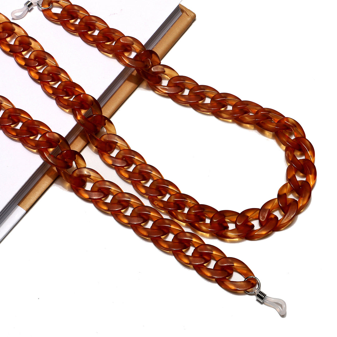 Chunky Acryl Brille Kette Karnz 1787367687