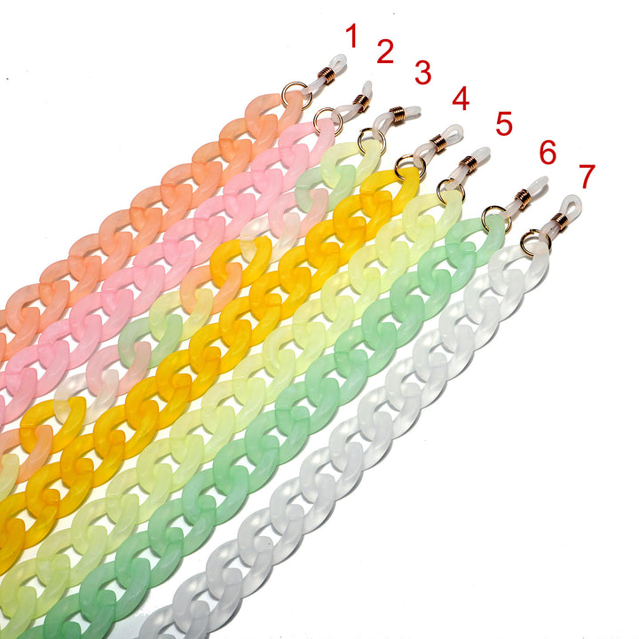 Chic Acryl Sonnenbrillen Kette Karnz