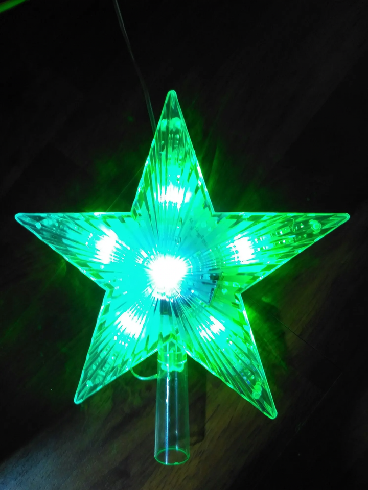 LED-Stern für Weihnachtsbaumspitze, 20 cm