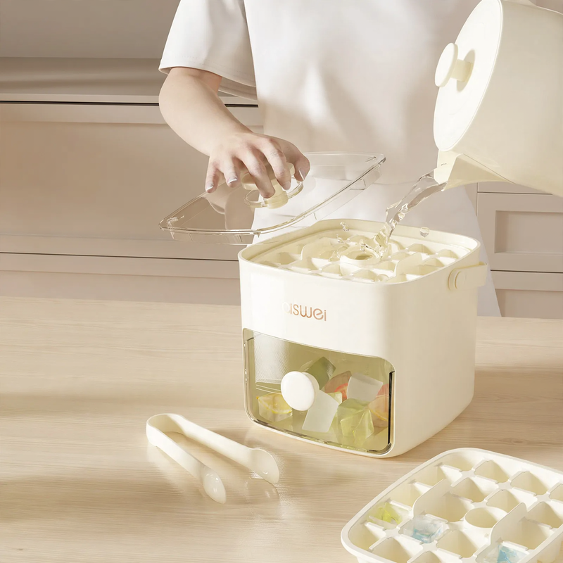 Eiswürfelform mit Druckentleerung, 48er