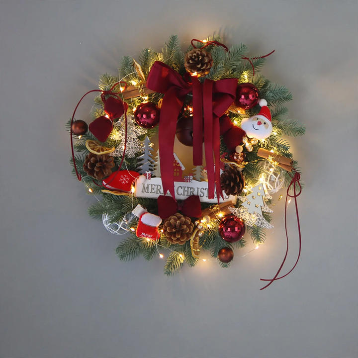 Weihnachtskranz mit Tannenzapfen, verschiedene Größen