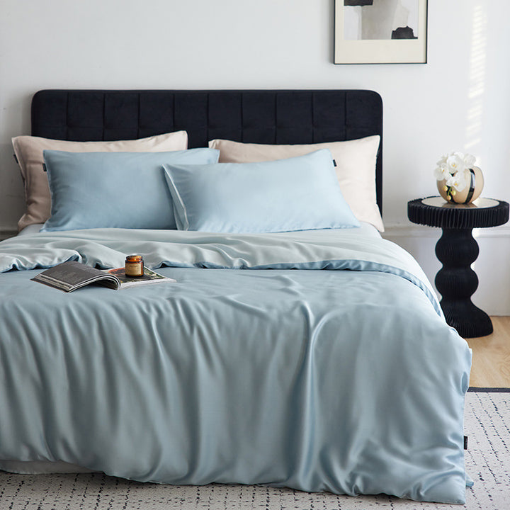 Lyocell-Bettwäsche-Set, 4-teilig, elegant
