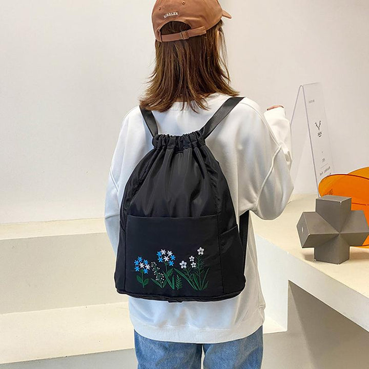 Multifunktionale Reisetasche bestickt mit Kordel | Karnz
