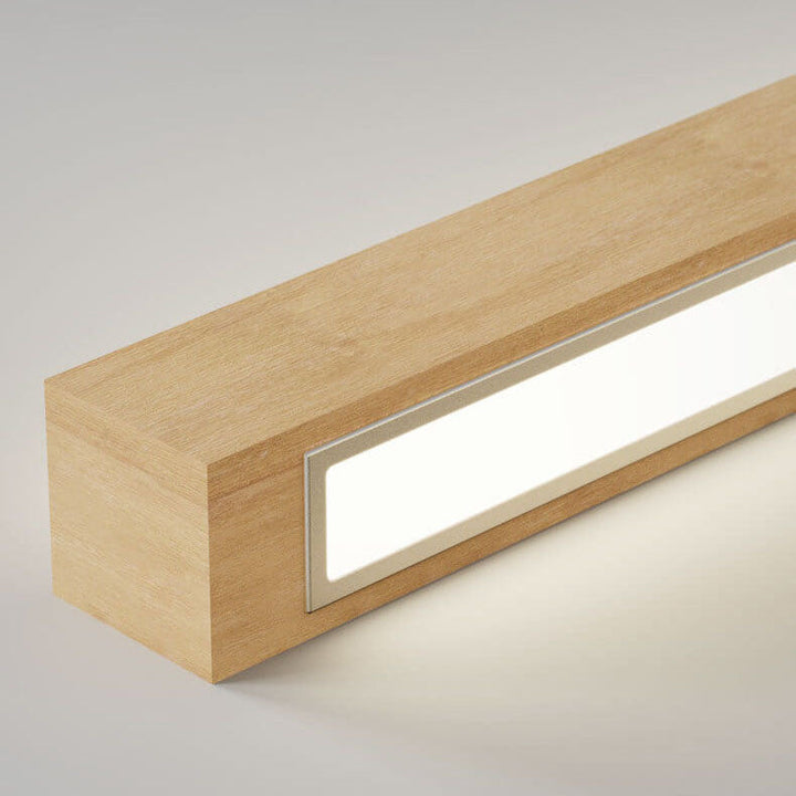 ZenBeam Japanische LED-Wandleuchte | Massivholzdesign | Modernes Akzentlicht