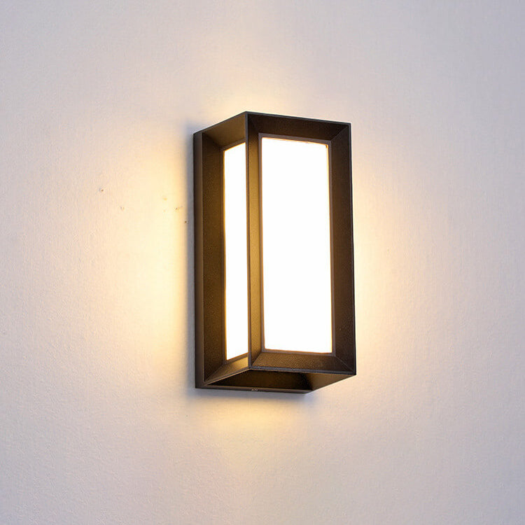 Moderne kreative Geometrie Aluminium Außen wasserdichte LED Wandleuchte Lampe | Karnz